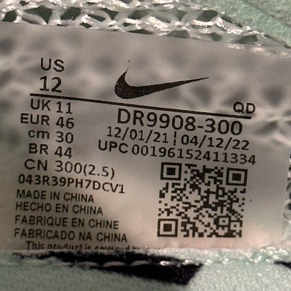 Nike Air Zoom Victory Mint Foam Volt DR9908-300 Track Spikes Men's Size … - Picture 10 of 10